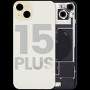 Encuentra tapas traseras con MagSafe, NFC y flex de linterna para iPhone 15 Plus en Guatemala.