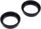 Anillo embellecedor para camara trasera iPhone 15 / 15 Plus (Negro) (Set de 2 piezas)