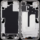 Chasis medio blanco para iPhone 16 Plus con botones de encendido y volumen, repuesto Aftermarket Plus.