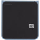 Tapa trasera inferior de vidrio Glacier Blue para Motorola Razr Plus / Razr 40 Ultra, repuesto XT2321.