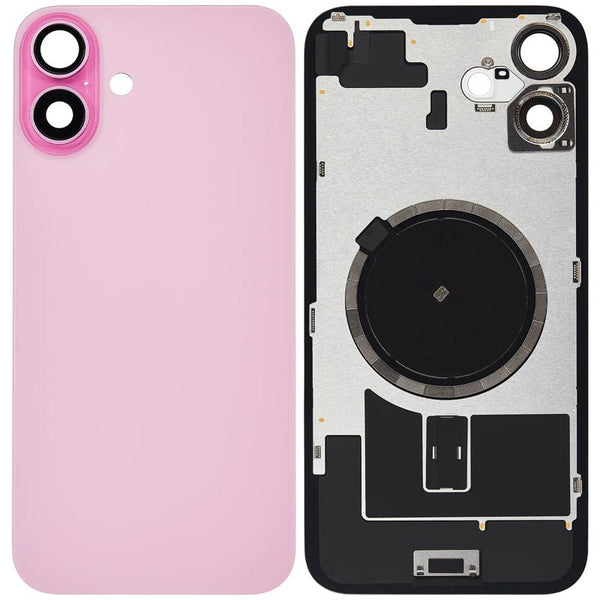 Compra la tapa trasera con placa de acero y imán MagSafe con IC preinstalado para iPhone 16 Plus en Guatemala.