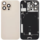 Encuentra la tapa trasera con placa de acero para iPhone 16 Pro Max en Guatemala, con carga inalámbrica, NFC, MagSafe, imán y linterna incluida.