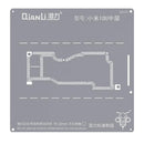 Stencil Qianli Bumblebee QS130 para reballing de la capa intermedia del Xiaomi Mi 10 Ultra, herramienta técnica de reparación.