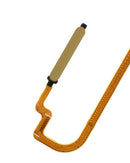 Sensor de huella flex Champagne Gold para Xiaomi Redmi Note 9S, repuesto para lector de huellas dañado.