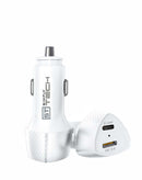 Encuentra el cargador de auto USB-A con cable USB C-C de 38W en Guatemala para tu dispositivo móvil.
