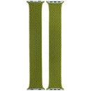 Correa Apple Braided Solo Loop Chartreuse talla 10, trenzada, sin broches, compatible con Apple Watch 44mm-49mm.