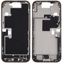Carcasa de marco medio con flex de puerto de carga y piezas pequenas iPhone 16 Pro Max (US Version) (Desert Titanium)