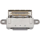 Puerto de carga iPad Pro 11 5th Gen / Pro 13 7th Gen en Guatemala para reparaciones, componentes iPad de calidad premium, se requiere soldadura, disponible en pack de 10, color plateado.