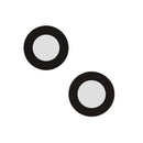 Pack de 10 lentes de vidrio de cámara trasera con adhesivo para reparación de iPhone 15/15 Plus.