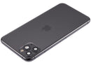 Carcasa trasera Space Gray para iPhone 11 Pro Max A2161, A2218, A2220, con puerto de carga y piezas pequeñas, OEM usado.