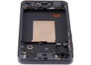 Pantalla Aftermarket Plus Graphite para Samsung Galaxy A56 5G (A566), con marco, lista para reparación.