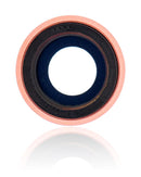 Lente de camara trasera con soporte y bisel para iPhone XR (Coral) (Paquete de 10)