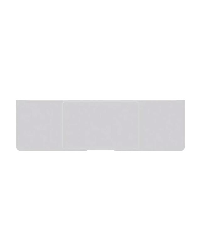 Compra skin tapa reposamanos para MacBook Pro 15 Touch Bar en Guatemala, disponible para modelos A1990, Late 2018, Early 2019, A1707, Late 2016, Mid 2017 en color plateado.
