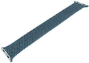 Correa Apple Braided Solo Loop verde lago para Apple Watch 44mm-49mm, talla 10, con trenzado suave y elástico.