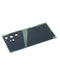 Tapa trasera con lente de camara para Samsung Galaxy S22 Ultra original (Verde)