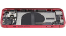 Tapa trasera con puerto de carga con cable flex y piezas pequenas iPhone 13 (US Version) (Red)