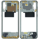 Tapa superior blanca original Samsung Galaxy A70 (A705), repuesto de service pack para reparación de housing.