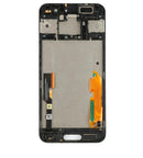 Pantalla LCD refurbished negra con marco para HTC One M9 Plus, repuesto de reparación.