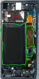 Adhesivo para carga inalambrica original para Motorola Razr Plus / Razr 40 Ultra (XT2321 / 2023)