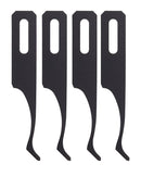 Lamina de bisturi para pegamento negro bajo relleno (Wylie WL-365E Modelo-D) (Set de 4 piezas)