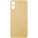 Tapa trasera dorada para Samsung Galaxy A06 4G (A065) sin logo, repuesto Aftermarket Plus.