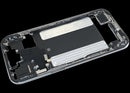 Tapa trasera original negra para iPhone Air con batería, ideal para reparación y repuesto.