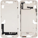 Carcasa de marco central con piezas pequenas iPhone 14 Plus (Starlight)