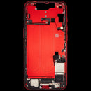 Carcasa intermedia con puerto de carga flex y piezas pequenas iPhone 14 (US Version) (Red)