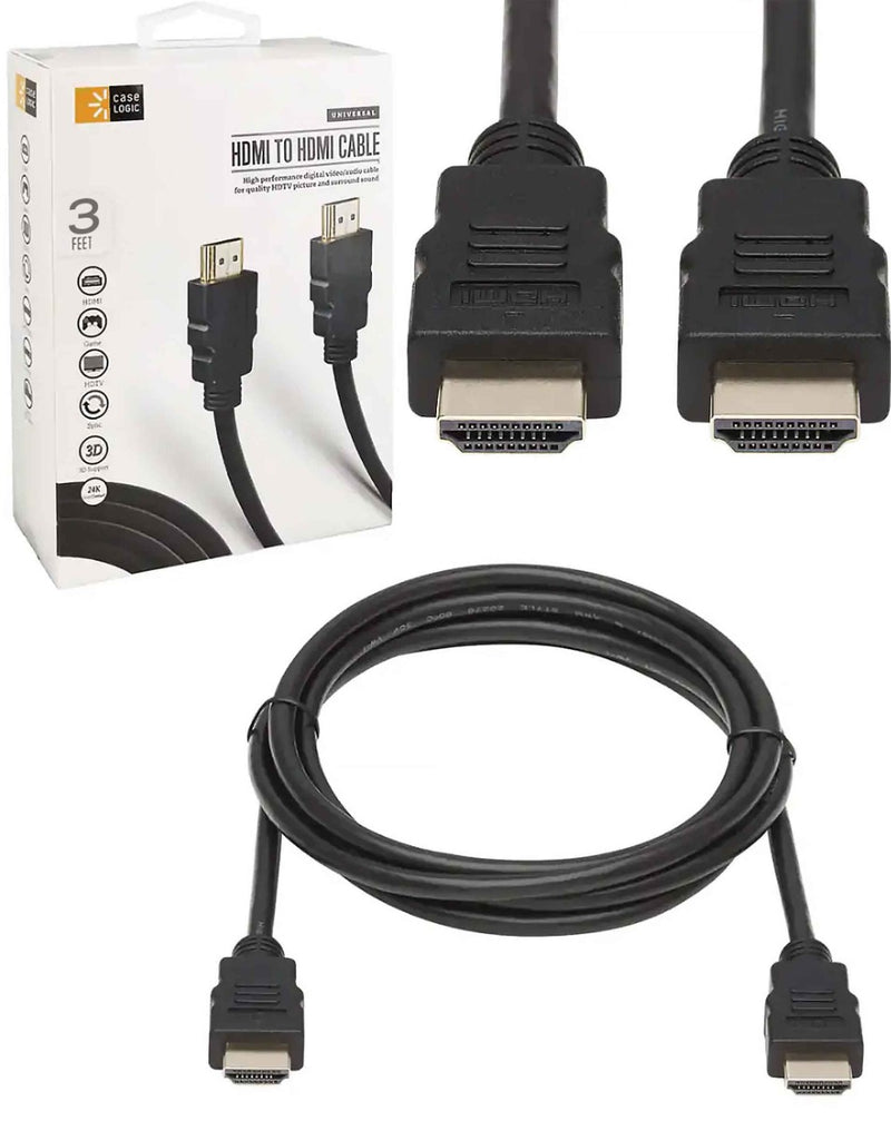 Encuentra el Cable Case Logic HDMI-HDMI de 3 pies en Guatemala para conectar tus dispositivos de manera rápida y sencilla.