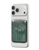 Case Glitter negro con brillo, magnético para tarjetas, accesorio elegante y protector para smartphones.