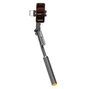 Trípode palo selfie SlowBack negro con seguimiento IA, rotación 360°, y control remoto para estabilizar tu celular.