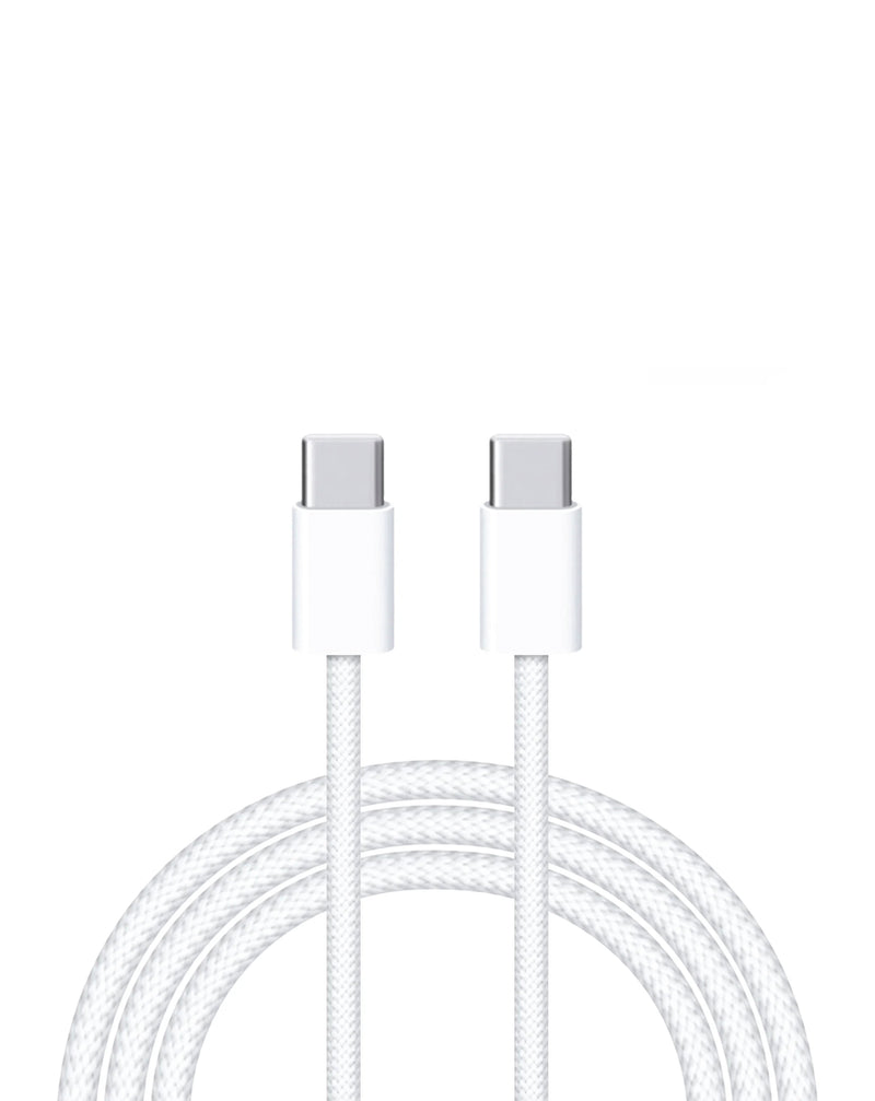 Encuentra un cable USB C-C de 60W para cargar rápidamente tu iPhone o iPad en Guatemala en SlowBack, tu mayorista de accesorios electrónicos.