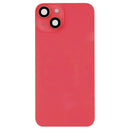Tapa trasera roja para iPhone 14 con MagSafe, NFC y flex de flash, repuesto A2882 original.