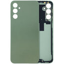 Tapa trasera original Samsung Galaxy A14 verde, repuesto SM-A145F/M, sin lente de cámara, para reparación.