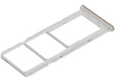 Bandeja SIM blanca para Samsung Galaxy M32 (M325), repuesto original para tarjeta SIM.