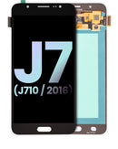 Pantalla LCD original Samsung Galaxy J7 2016 (SM-J710F) negra, repuesto service pack para reparación de display.