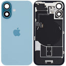Tapa trasera original iPhone 16 color teal con MagSafe, NFC y flex de linterna (versión UK/EU).