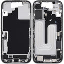 Chasis medio usado para iPhone 17 (A3258) con puerto de carga y piezas pequeñas, versión EU/Global, listo para reparación.