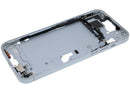 Marco medio azul usado para iPhone 15 Plus (A2847, A3093), chasis de repuesto para reparación.