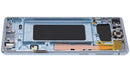 Pantalla OLED azul Prisma para Samsung Galaxy S10, con marco, ideal para reparación o reemplazo.