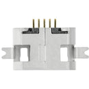 Reparación de puerto de carga con soldadura requerida en Guatemala para 05 Pin Micro B con 2 puntos de anclaje, ideal para profesionales y mayoristas de componentes electrónicos usados.