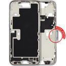 Reparación de marco medio con botón de encendido y volumen para iPhone 16 Pro Max en Guatemala.