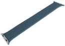 Correa trenzada Solo Loop para Apple Watch en verde lago, talla 8 mediana, compatible con 44mm, 45mm, 46mm, 49mm.