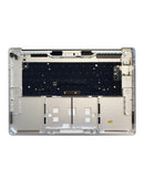 Tapa superior de MacBook Pro 15" A1707 plateada, con teclado ISO UK, usada, para reparación.