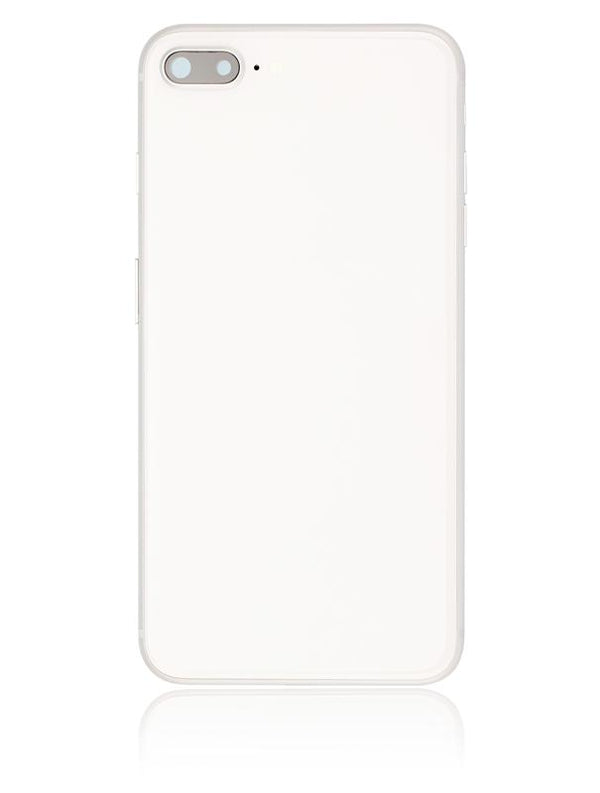 Tapa trasera para iPhone 8 Plus con componentes pequeños pre-instalados (Usada, Grado A) (Plata)