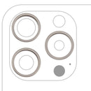 Aro de bezel para cámara trasera iPhone 15 Pro, titanio natural, set de 3 piezas, 10 unidades.