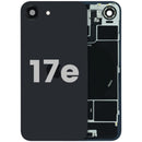 Tapa trasera negra usada para iPhone 17e con MagSafe y NFC. Repuesto original Apple para reparación de pantalla.