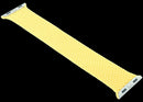 Banda trenzada Braided Solo Loop Sunshine original Apple Watch Series 6, tamaño mediano 40mm, color amarillo soleado.