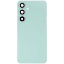 Tapa trasera de vidrio color menta con lente de cámara para Samsung Galaxy S24 FE (SM-S721B/U).