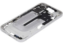Chasis medio blanco para iPhone 16 Plus (US Version) A3082 con botones de encendido y volumen.